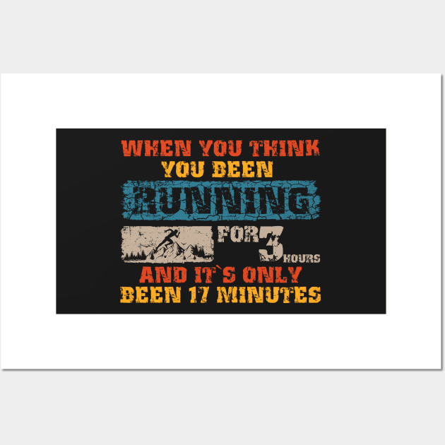 Funny Skyrunning Trail Running quote Wall Art by HomeCoquette